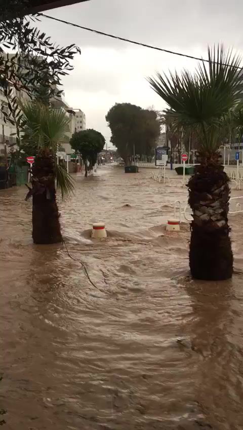 בעקבות ההצפות: בוטלו הלימודים מחר בנהריה