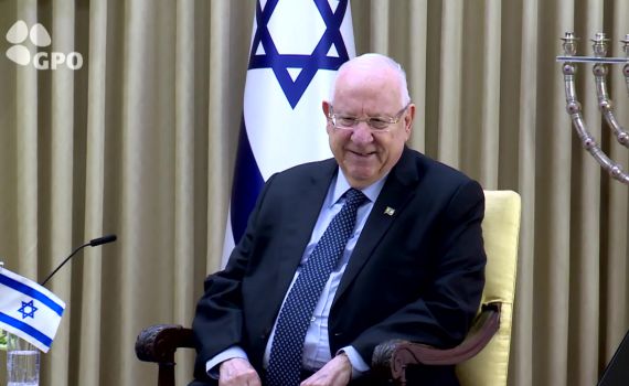 נשיא המדינה קורא להתחיל משא ומתן עם הפלסטינים