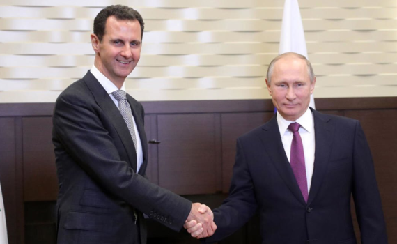 פוטין הגיע לביקור פתע בסוריה ונפגש עם אסד