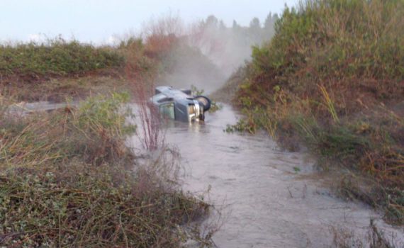 הרוג רביעי בהצפות: עלי אגברייה אותר ללא רוח חיים