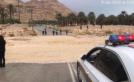 צפו: ככה מתחיל שיטפון במדבר יהודה