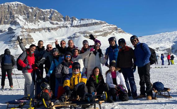 עיתונאי המגזר יצאו לחופשת סקי כשרה באיטליה