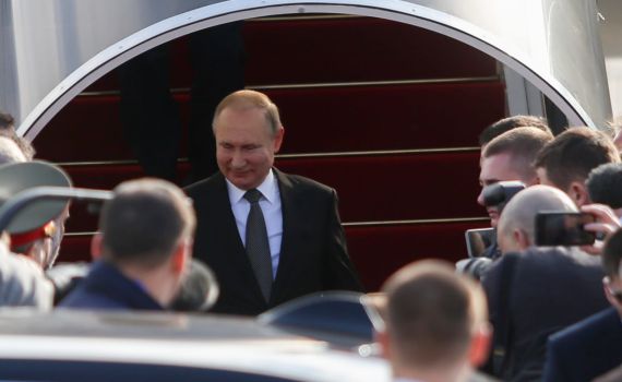 פוטין ופנס נחתו בנתב"ג: "תמיד נעמוד לצדכם"