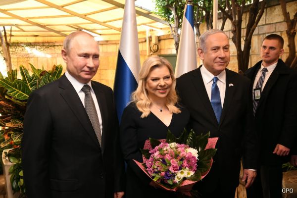 פוטין לנתניהו: "תודה על שמירת זכרון המלחמה"