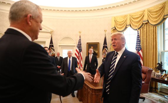 גנץ: "אחרי הבחירות אפעל ליישום עסקת המאה"