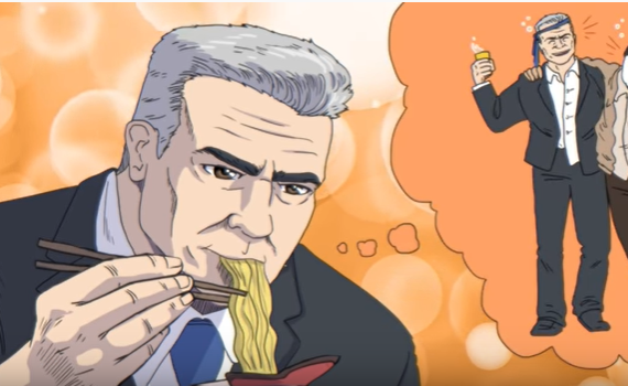 קורע: כשהבחירות הפכו לסדרת אנימה יפנית. צפו