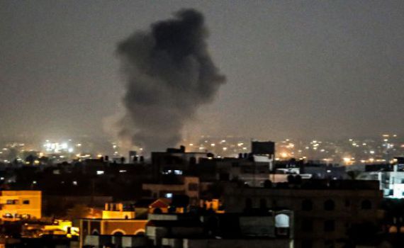 שני שיגורים מעזה לישראל, טנקים תקפו עמדות חמאס