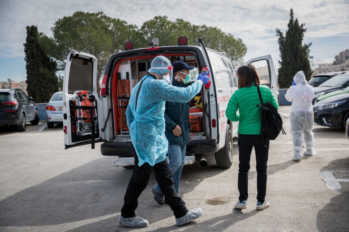 מאושפז הגיע לבני ברק עם חשד לנגיף הקורונה