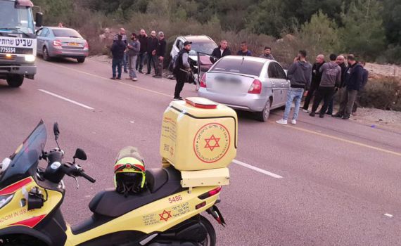 פצוע קשה מאוד בתאונת דרכים בצפון השומרון