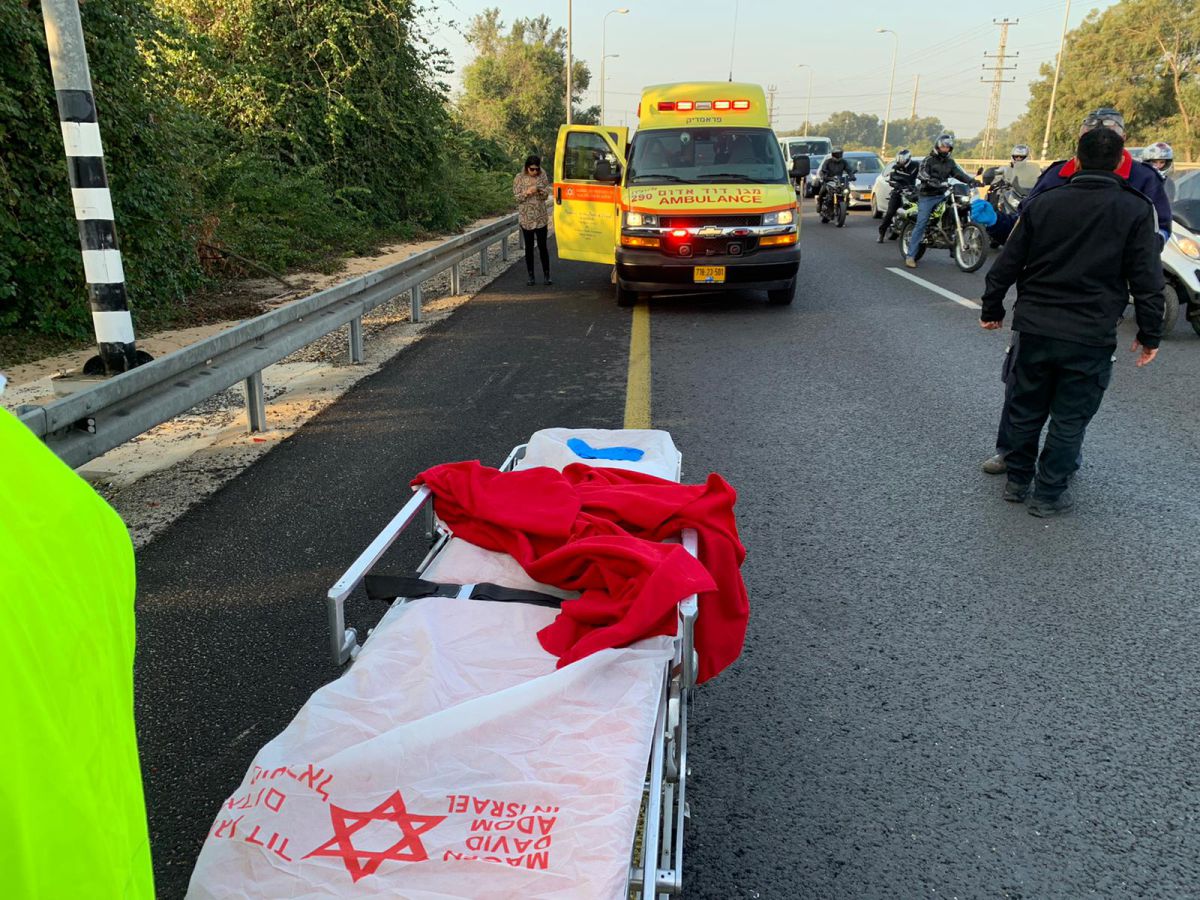 ה-32 השנה: רוכב אופנוע נהרג בתאונה ליד רחובות