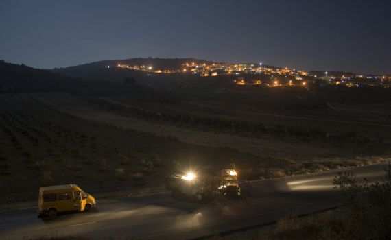 חשד לנסיון פיגוע דריסה ליד בית אל; המחבל נורה