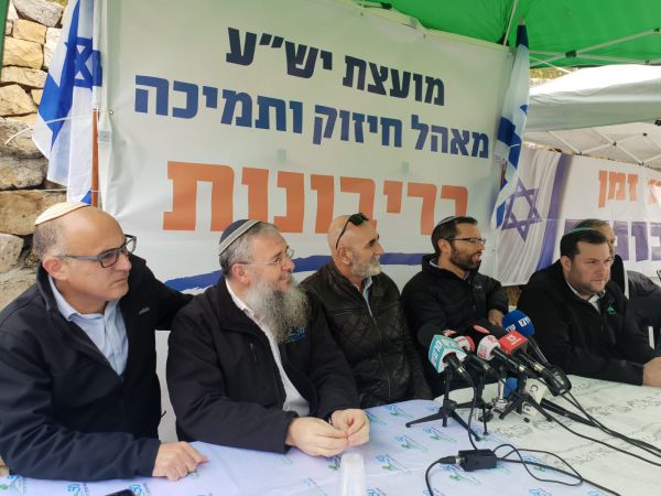 יו"ר מועצת יש"ע: "להחיל ריבונות כבר ביום א' הקרוב"