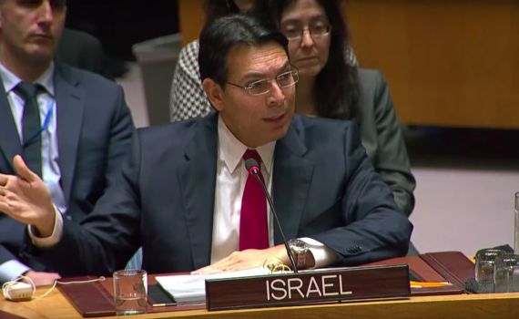 שגריר ישראל באו"ם: "אבו מאזן דחה כל תקווה לשלום"