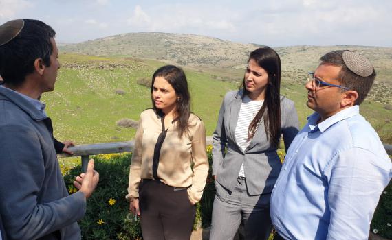 ימינה מתחברים לפריפריה: חברי הרשימה סיירו בגליל
