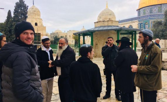 לאחר סערת גליק: עשרות יהודים עלו אל הר הבית