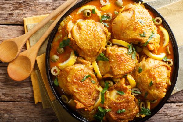 סורגים שבת: מתכון לפרגיות וזיתים ברוטב לימון