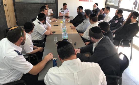 ארגוני ההצלה החרדיים הפעלים תחת מד"א הודרכו לסייע במשבר הקורונה