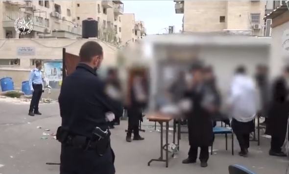 בית שמש: נעצר חשוד שירק על שוטרת בעת האכיפה