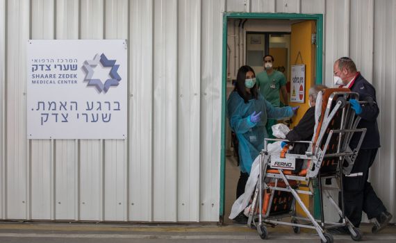 מספר חולי הקורונה חצה את רף ה-5,000; 76 מונשמים