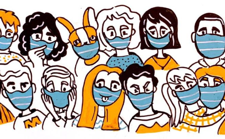 שיחות זום ומסכות: מאיירים מציירים את הקורונה