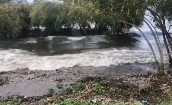 שלג נערם בחרמון; חופי הכנרת הוצפו. צפו