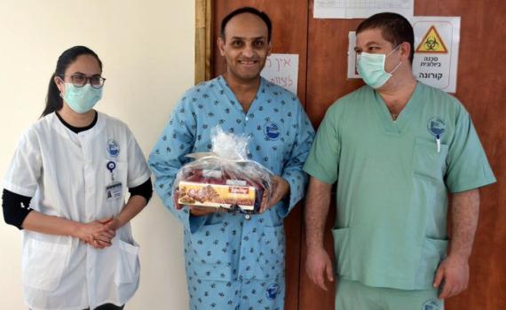 החולה הקשה הראשון בקורונה החלים ושוחרר לביתו