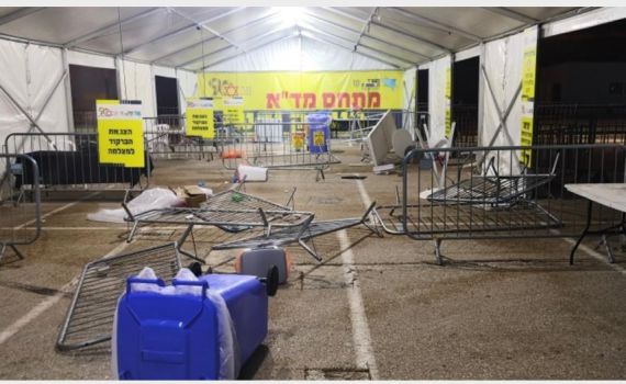 אדם דהר עם רכבו למתחם בידוק הקורונה וגנב מחשב