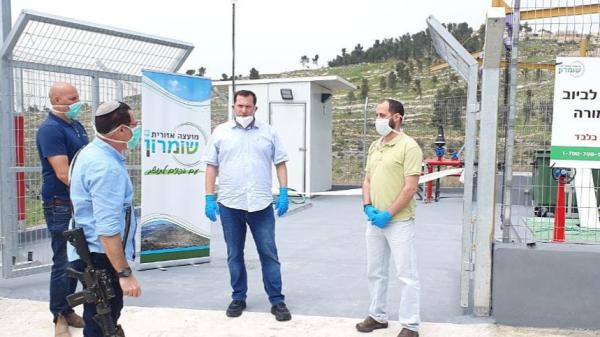 מכון טיהור שפכים חדש למוצב צה"ל באלון מורה