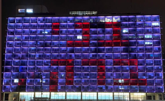 צפו: המחווה המרגשת של תל אביב לבני ברק