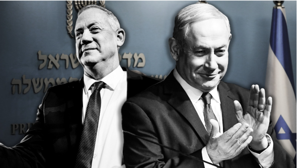 גנץ לנתניהו: עד שאתה יוצא מהבונקר, זה בשביל לשקר?