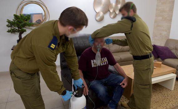 שייטת 13 פיתחו חמצן רפואי בבלון צלילה