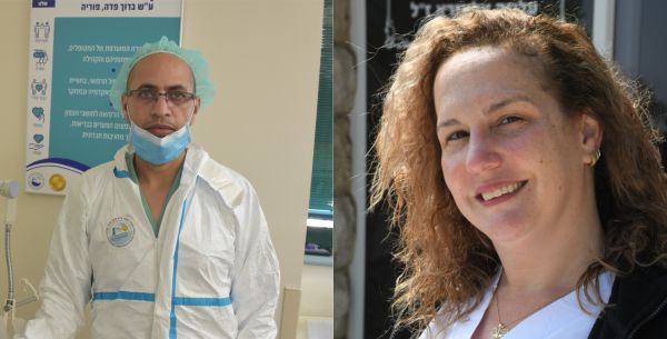 אח ואחות משני בתי חולים ישיאו את משואת הקורונה
