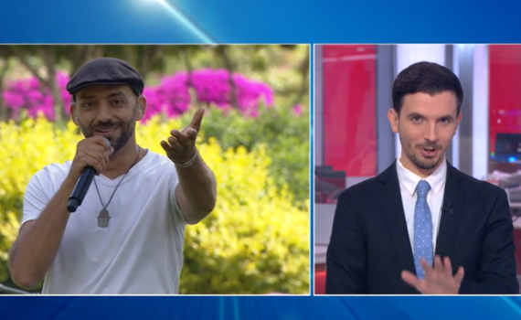 צפו: כשעידן רייכל הצליח לגרום למגיש החדשות לשיר