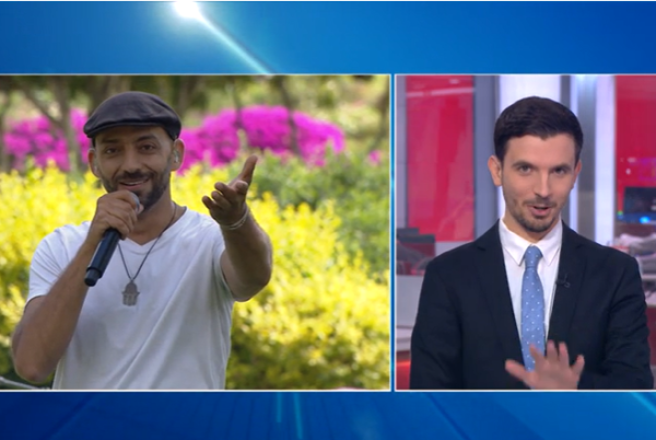 צפו: כשעידן רייכל הצליח לגרום למגיש החדשות לשיר