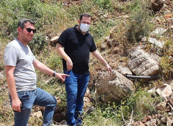 ראש מועצת שומרון תפס את הפלסטינים "על חם"