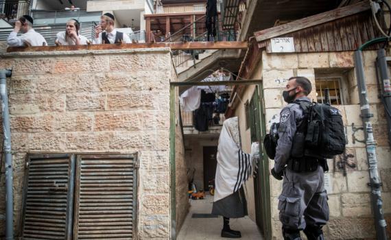 בשכונות חרדיות בירושלים אחוז הדבקה גבוה מבני ברק