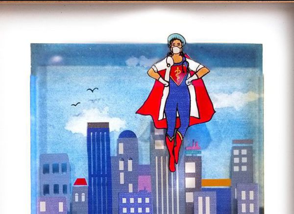 גיבורי העל של התקופה: מחווה יצירתית לרופאים