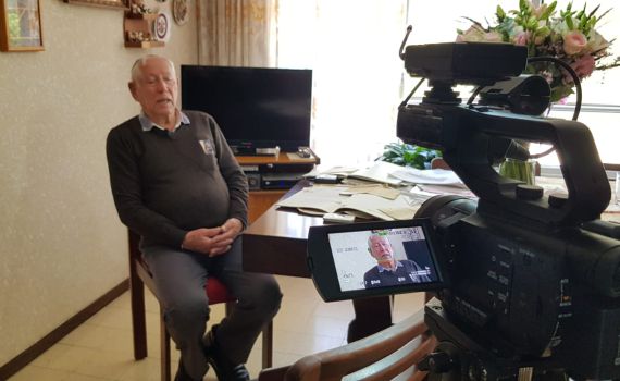 יום השואה בזום; ישעיהו דויטש בעדות מהבית