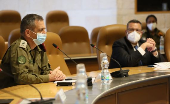 הרמטכ"ל הגיע לקבל סקירה על המצב בירושלים