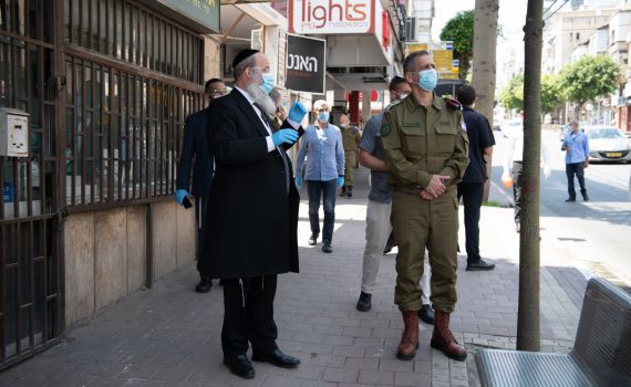 בעקבות הסיוע מצה"ל: הרמטכ"ל ביקר בבני ברק