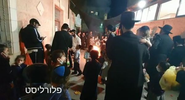 כאילו אין קורונה: חגיגות ל"ג בעומר במאה שערים | צפו:
