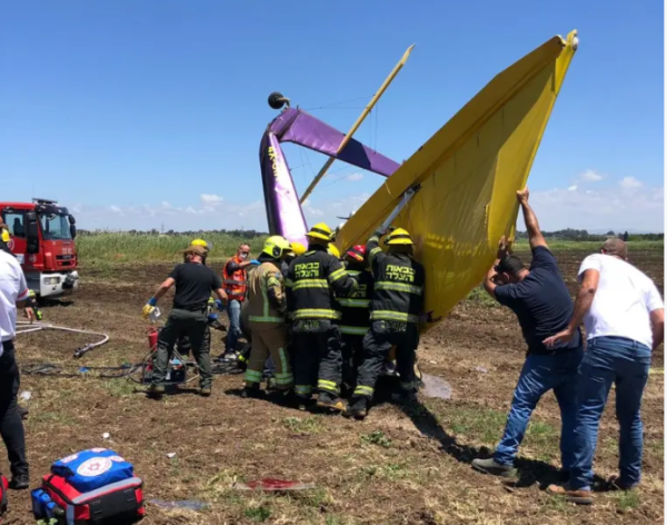 מטוס קל התרסק. 2 טייסים נספו