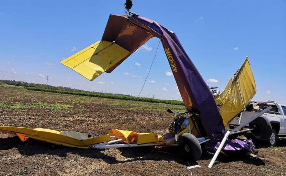 שי בן יצחק נהרג בהתרסקות מטוס, בנו נפצע קל