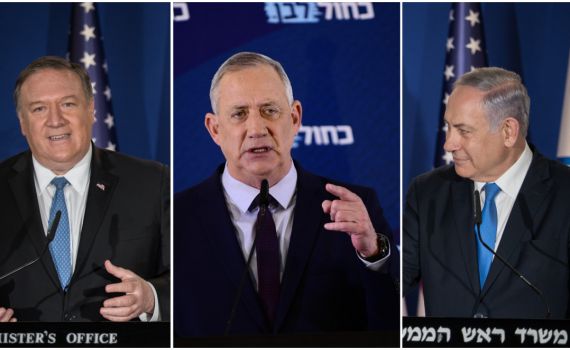 מה ענה נתניהו לפומפאו כשרצה לפגוש את גנץ? צפו: