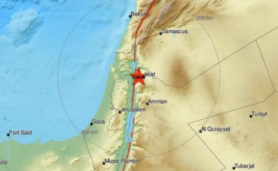 תוך שעה: שתי רעידות אדמה הורגשו בצפון הארץ