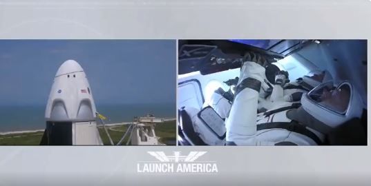 צפו: השיגור הפרטי הראשון של אסטרונאוטים לחלל