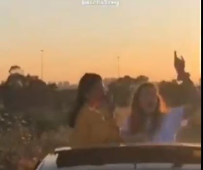 הבת של מירי רגב תועדה חוגגת ברכב הממשלתי. צפו