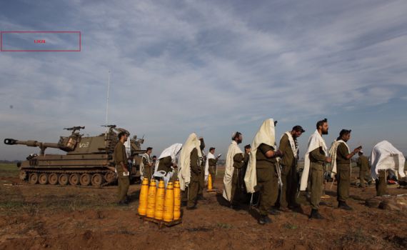 חיילים דתיים יוצאים להגנתו של סא"ל ניב אסף