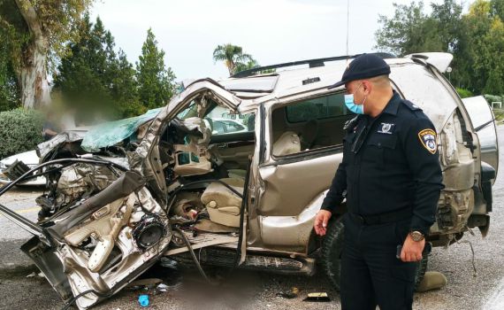 תאונה קשה בין אוטובוס לג'יפ בכביש 92