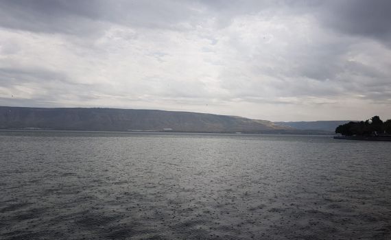 גשמי ברכה: אחרי 3 ימים; מפלס הכנרת שוב בעליה